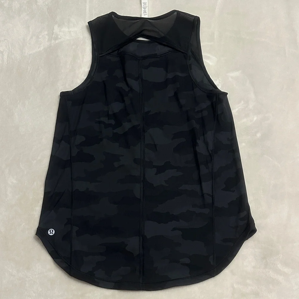 Lululemon Athletica Black Camo Tank Top - Picture 3 of 4